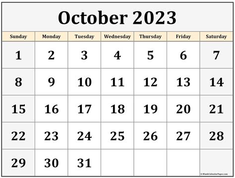 October 2023